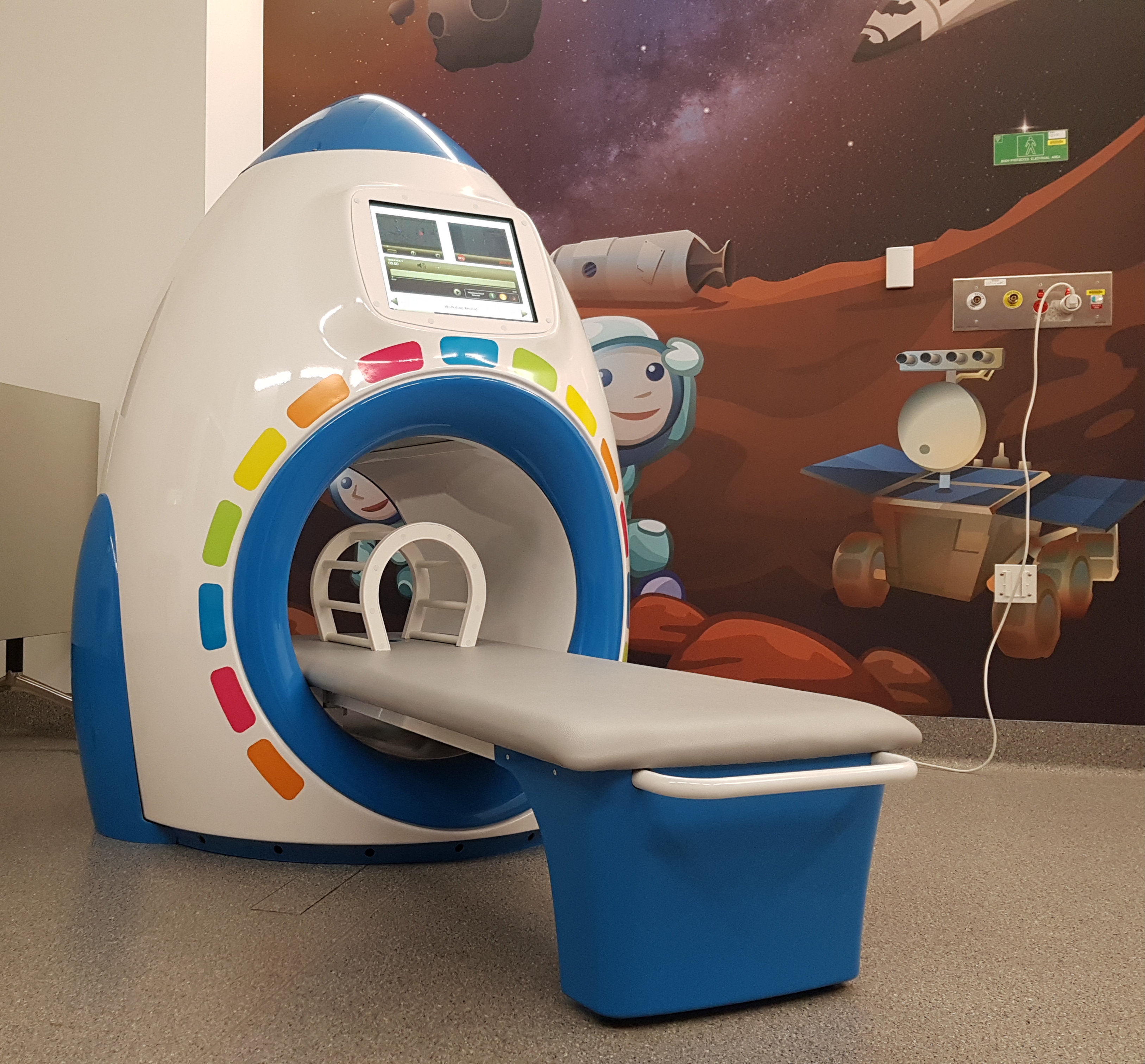conception simulateur d'IRM pour enfant