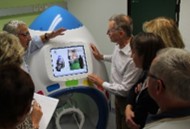 simulateur IRM en jeu pour l'enfant
