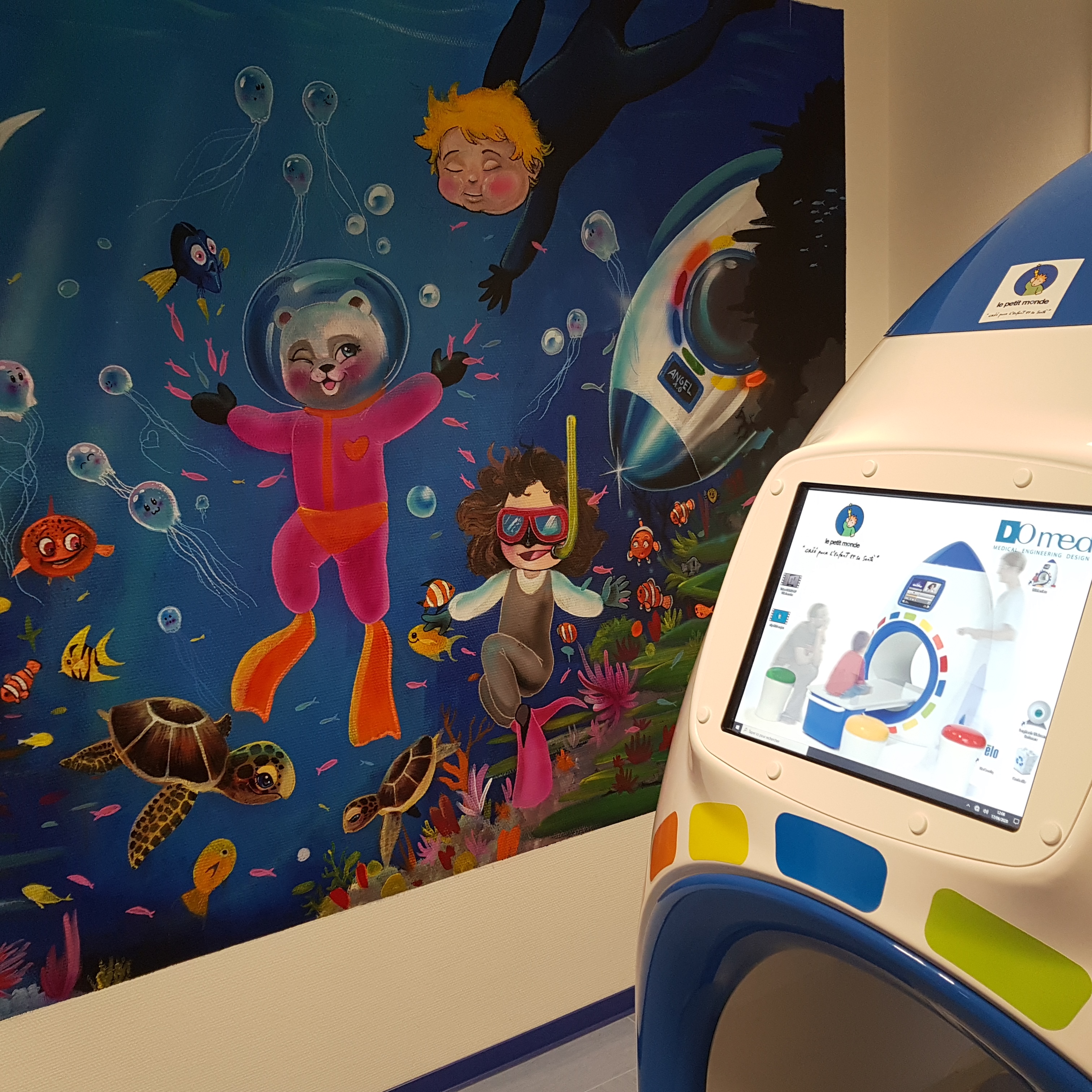 simulation IRM pour enfant
